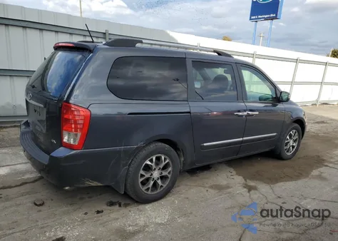 2014 Kia Sedona Ex from USA, damaged, VIN KNDMH4C77E6565909